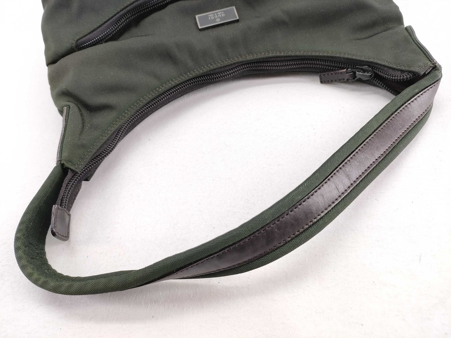 GUCCI One Shoulder Bag Nylon Khaki 001 3386 Shoulder Bag