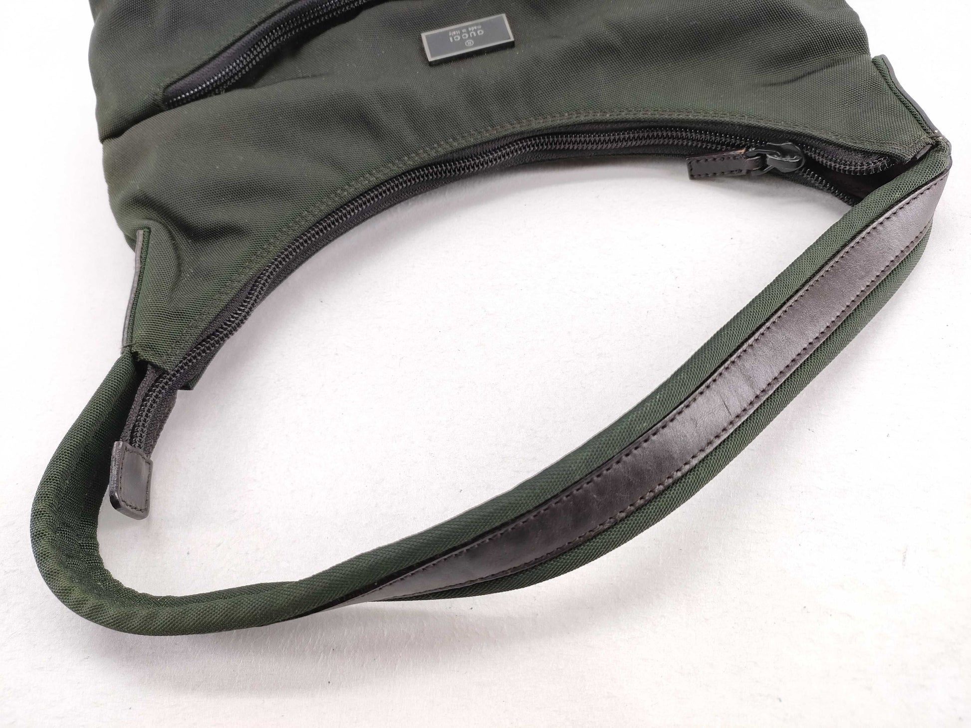 GUCCI One Shoulder Bag Nylon Khaki 001 3386 Shoulder Bag