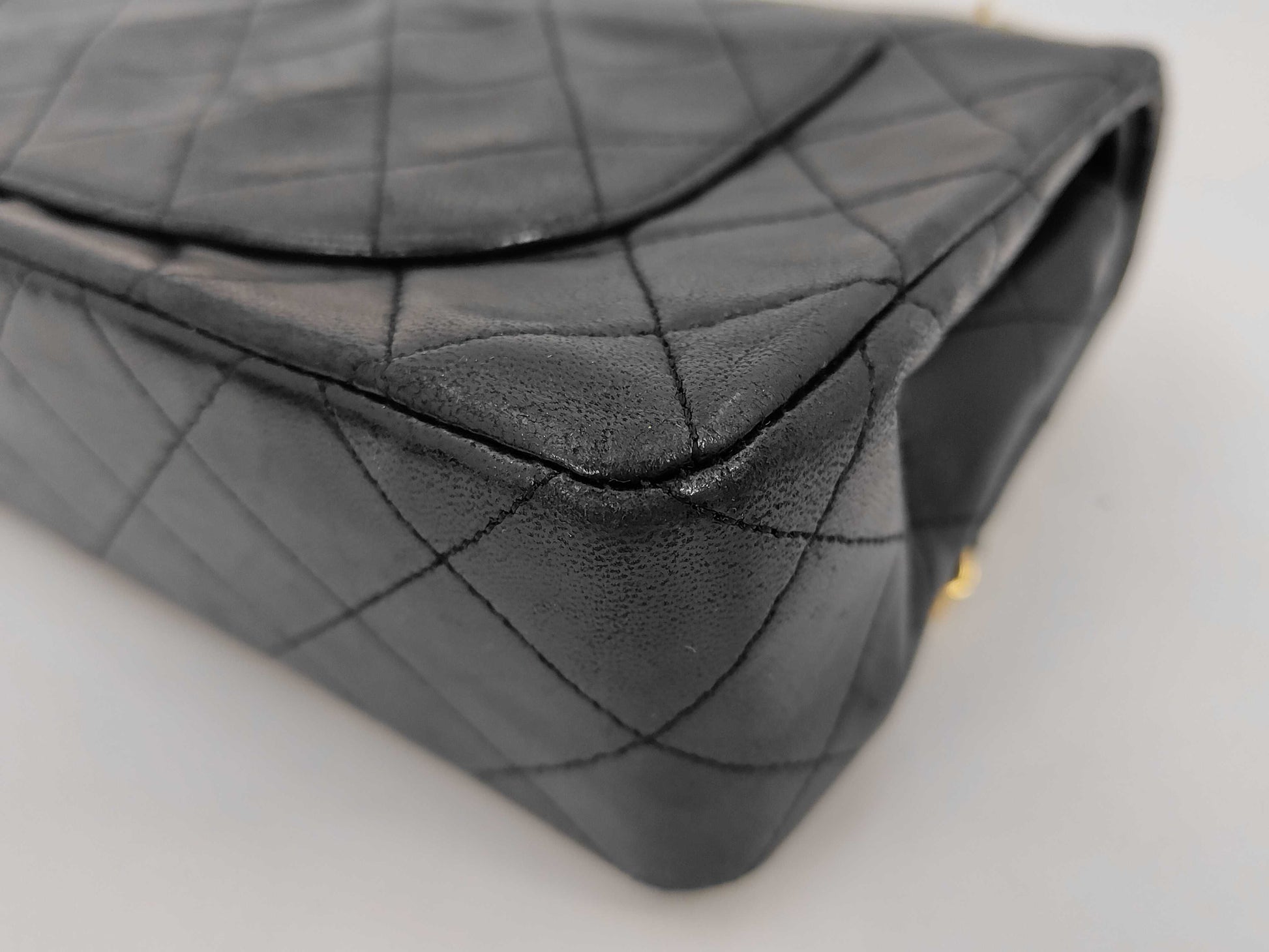 CHANEL Matlasse 25 Lambskin W Flap/Chain Shoulder Bag