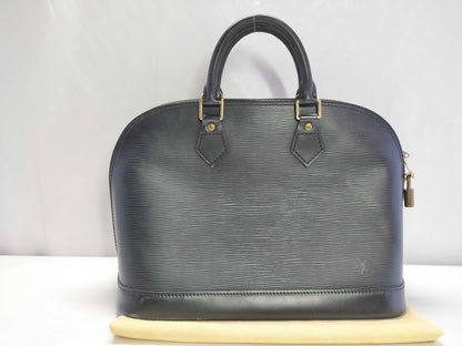 LOUIS VUITTON Epi Noir Alma M52142 Handbag
