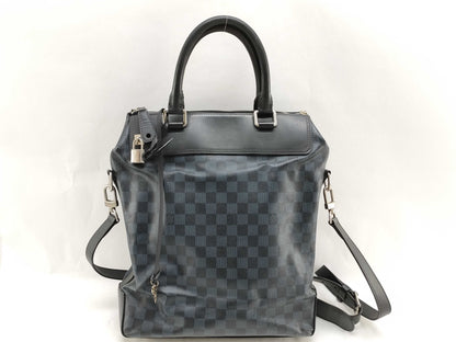 LOUIS VUITTON Damier Graffit Damier Cobalt Greenwich N41351 Handbag