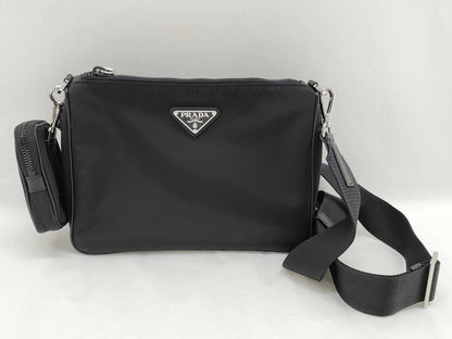 PRADA Nylon Saffiano Leather Shoulder Bag 2VH113 Shoulder Bag