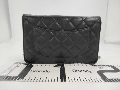 CHANEL Matlasse Chain Wallet Lambskin Shoulder Bag