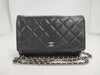 CHANEL Matlasse Chain Wallet Lambskin Shoulder Bag