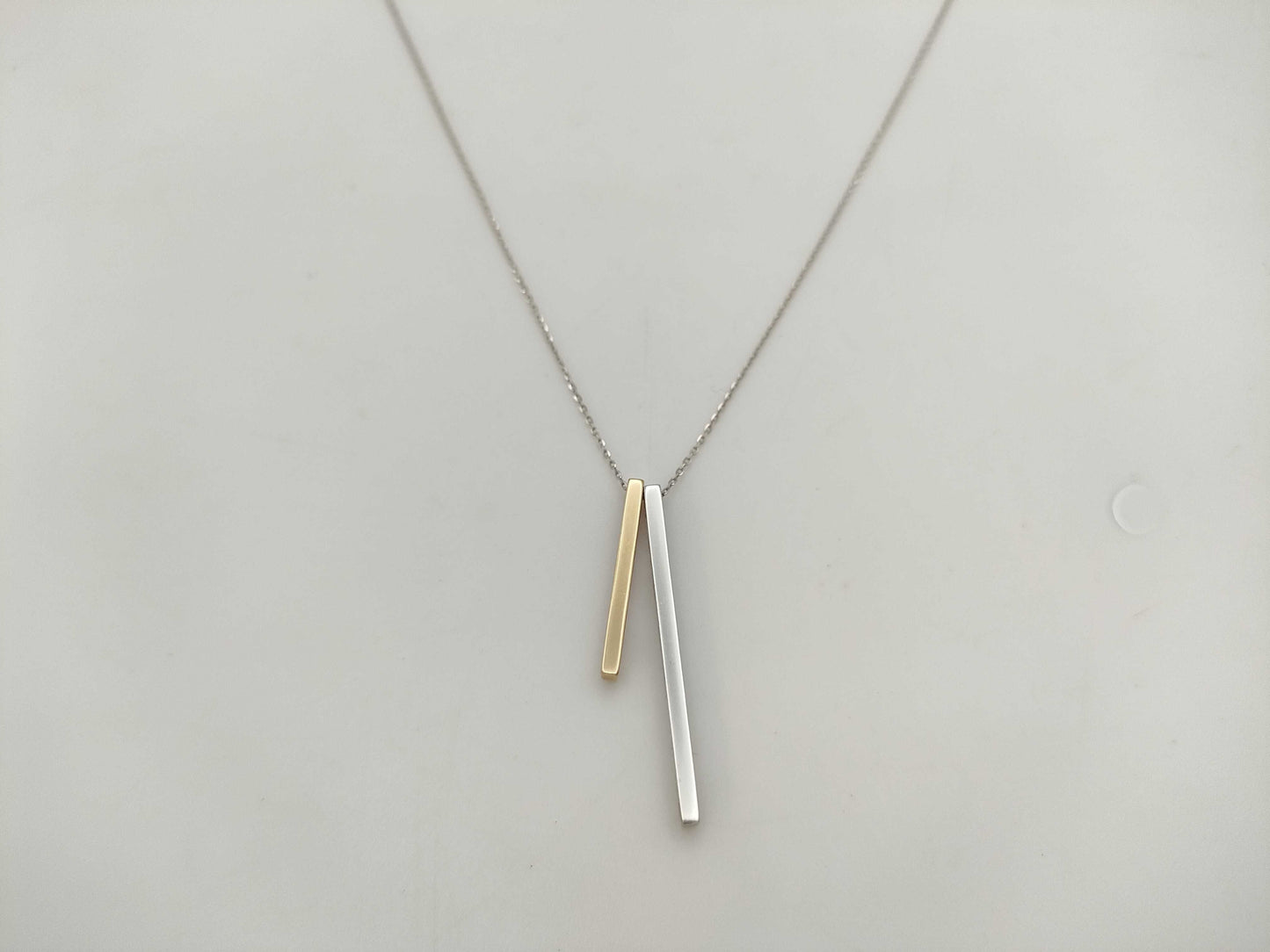 Ponte Vecchio S0.08ct D0.02/0.18ct K18 3.1g Necklace 