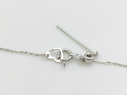 Ponte Vecchio S0.08ct D0.02/0.18ct K18 3.1g Necklace 