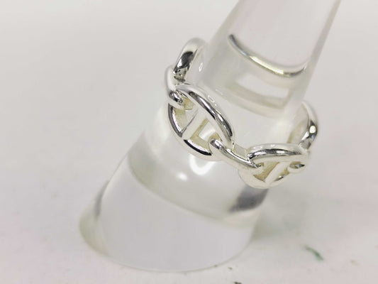 HERMES Chone Dunkle Anchener Ring Ag925 Ring