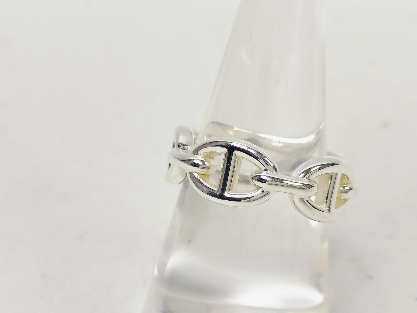 HERMES Chone Dunkle Anchener Ring Ag925 Ring