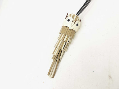 HERMES Shute Owl Charm W Engraved Charm