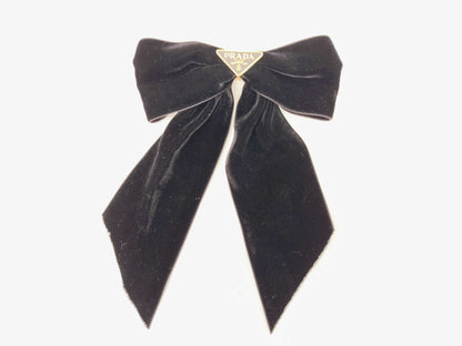 PRADA Velvet Ribbon Hair Clip Hair Accessories