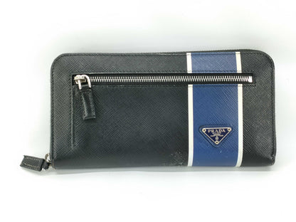 PRADA Safiano Round Zipper Long Wallet 2ML034 Accessories: Box Wallet