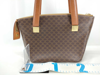 CELINE PVC Leather Macadam Handbag Handbag