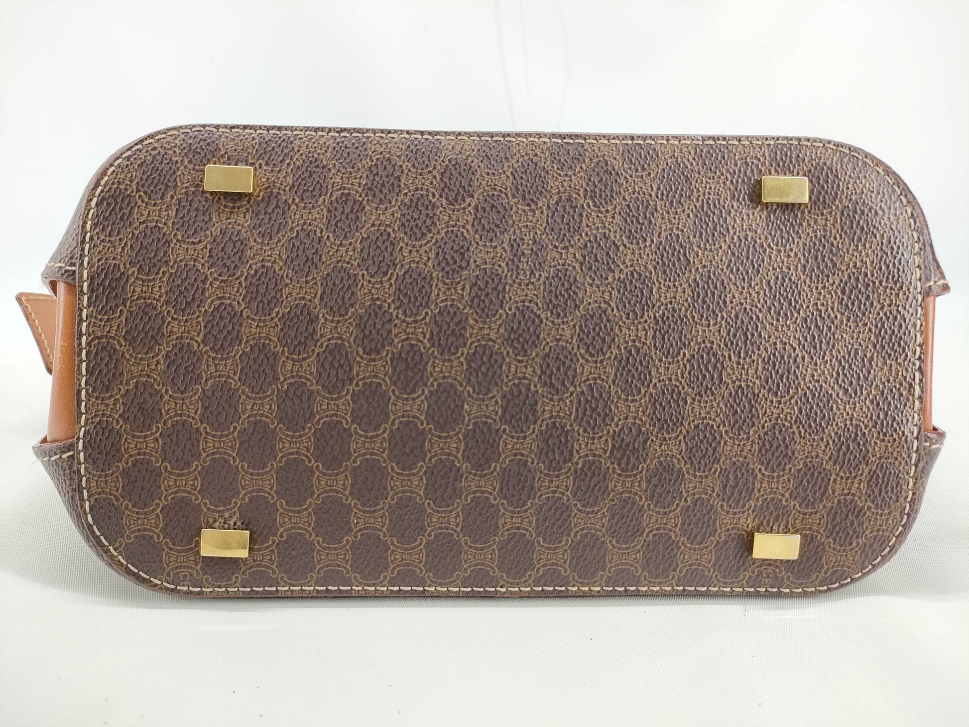 CELINE PVC Leather Macadam Handbag Handbag