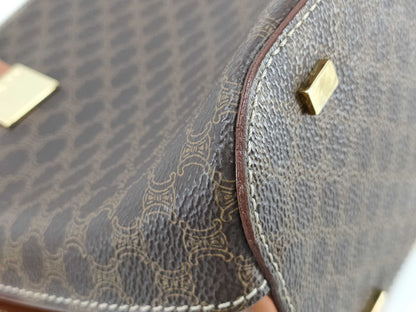 CELINE PVC Leather Macadam Handbag Handbag