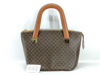 CELINE PVC Leather Macadam Handbag Handbag