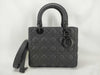 Dior Lady Dior Lady Dior Matte Black Mini 2-Way Handbag Lambskin Cannage Accessories: Shoulder Strap Handbag