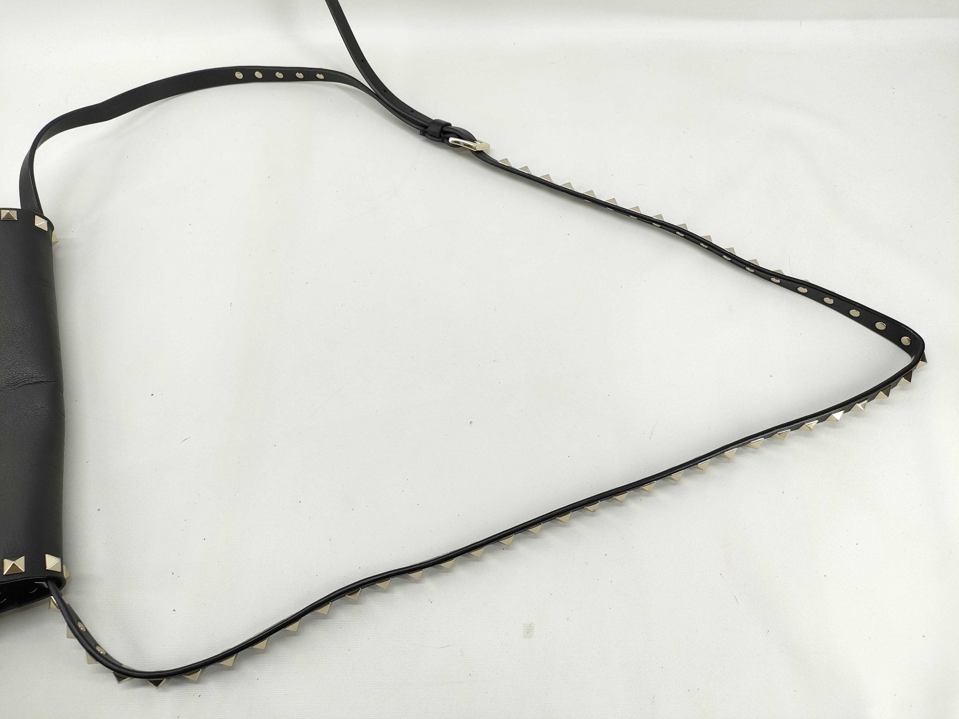 VALENTINO Garavani Studded Shoulder Bag Black Shoulder Bag