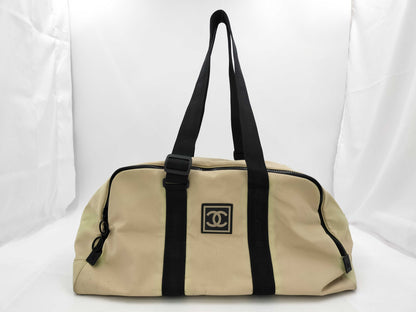 CHANEL Chanel Sport Line Coco Mark Boston Bag