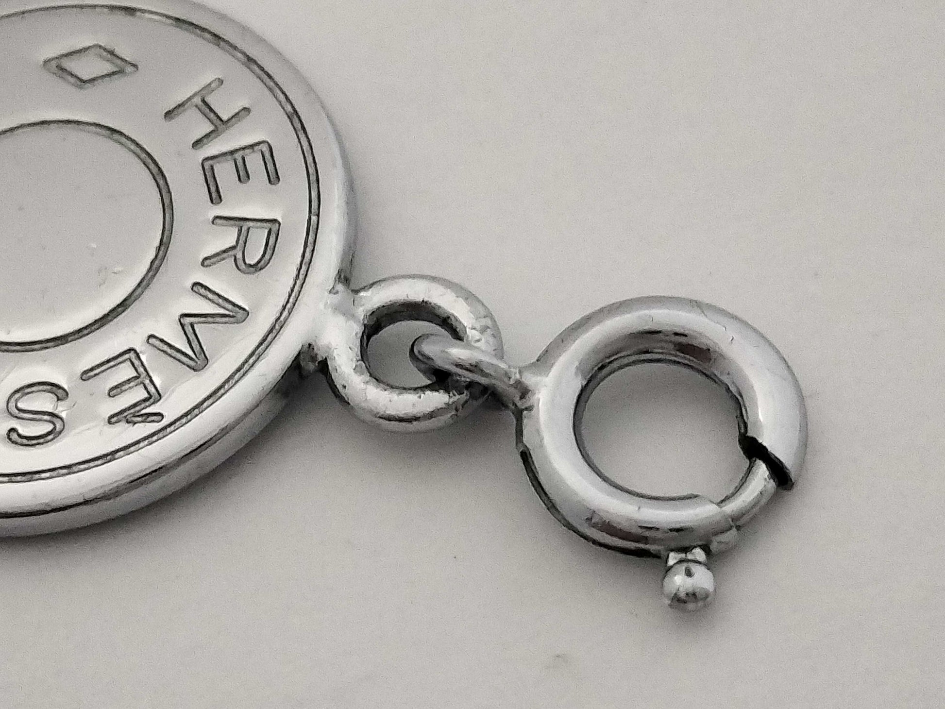 HERMES Serie Top Silver Pendant Top