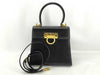 Salvatore Ferragamo Gancini Leather 2-Way Handbag Accessories: Strap Handbag