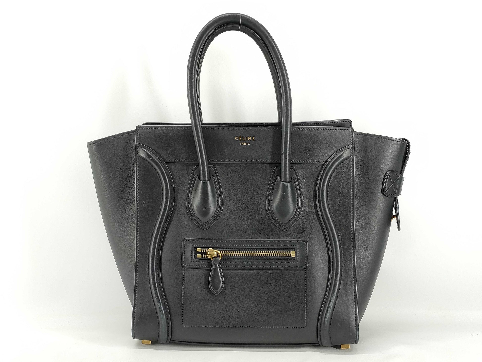 CELINE Microshopper Black Handbag