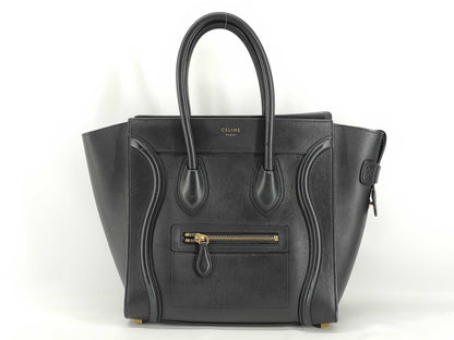 CELINE Microshopper Black Handbag