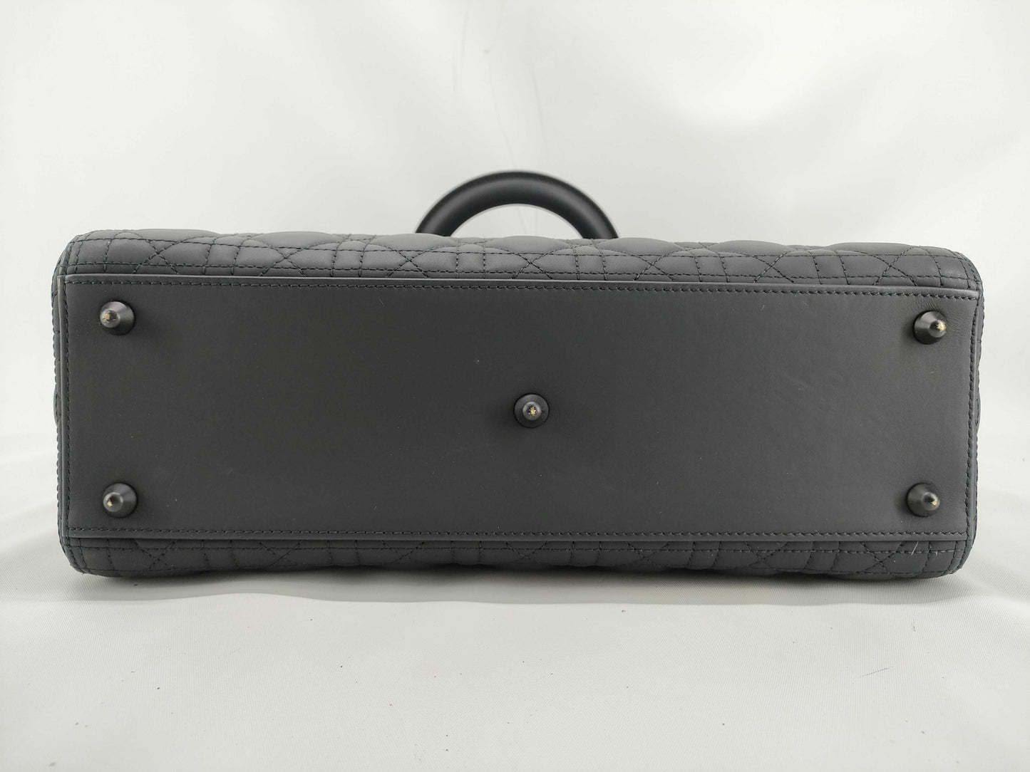 Dior Lady Dior Lady Dior Matte Black Handbag Lambskin Cannage Handbag