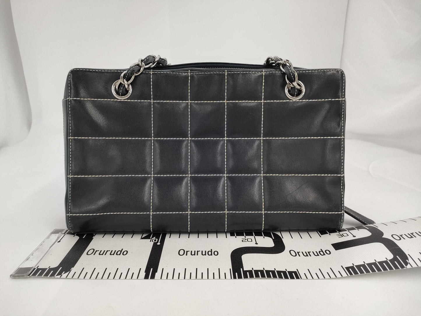 CHANEL Chocobar Chain Shoulder Bag