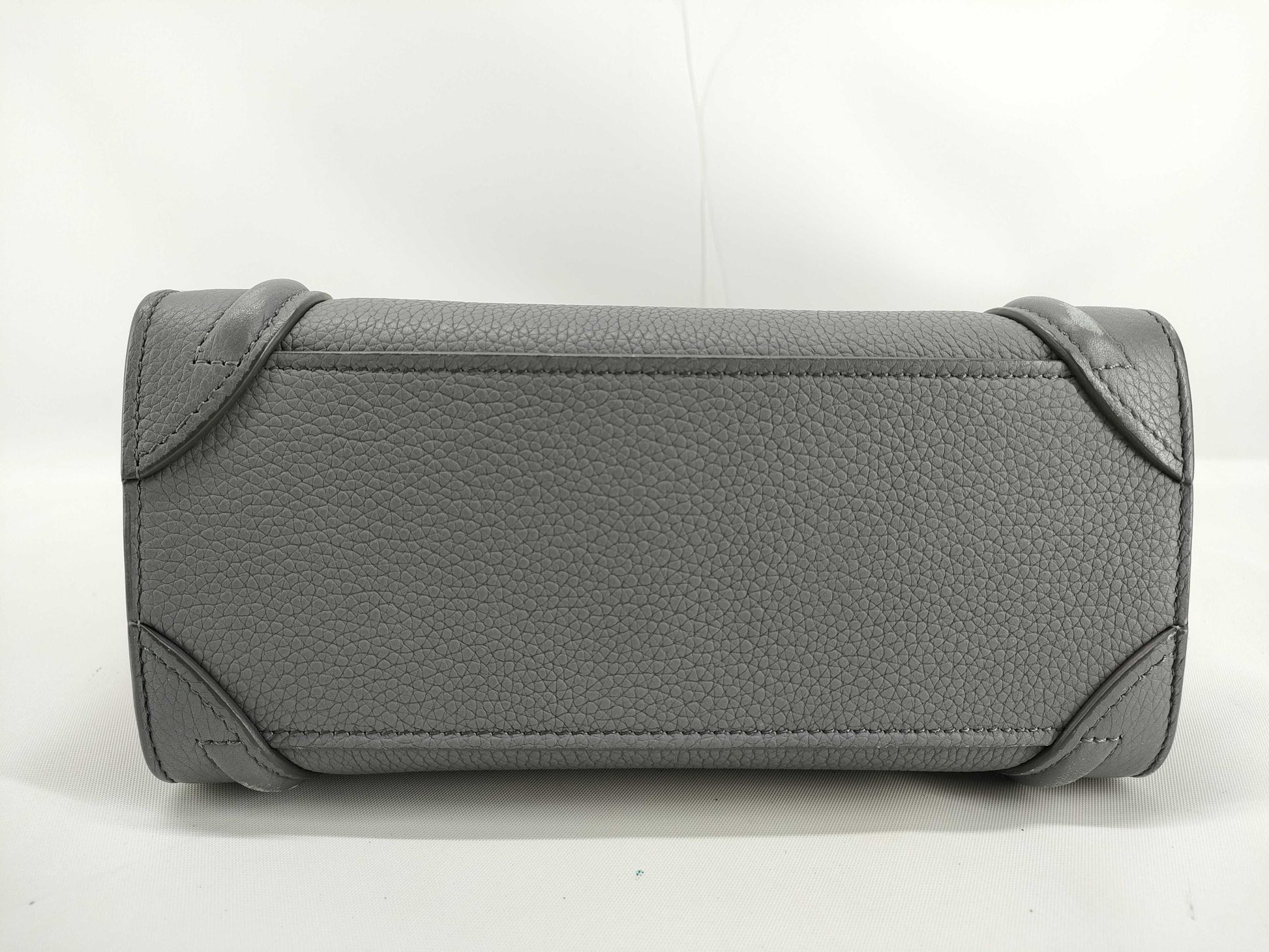 CELINE Luggage Nano Shopper Grey Accessories: Shoulder Strap Storage Bag Handbag