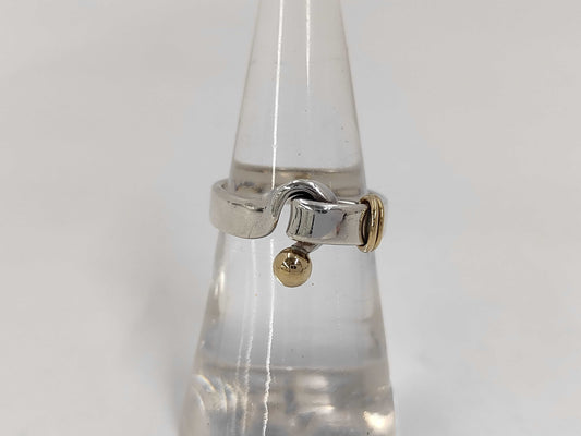 Tiffany&Co. Knot Combi K18 925 Ring 4.3g Ring