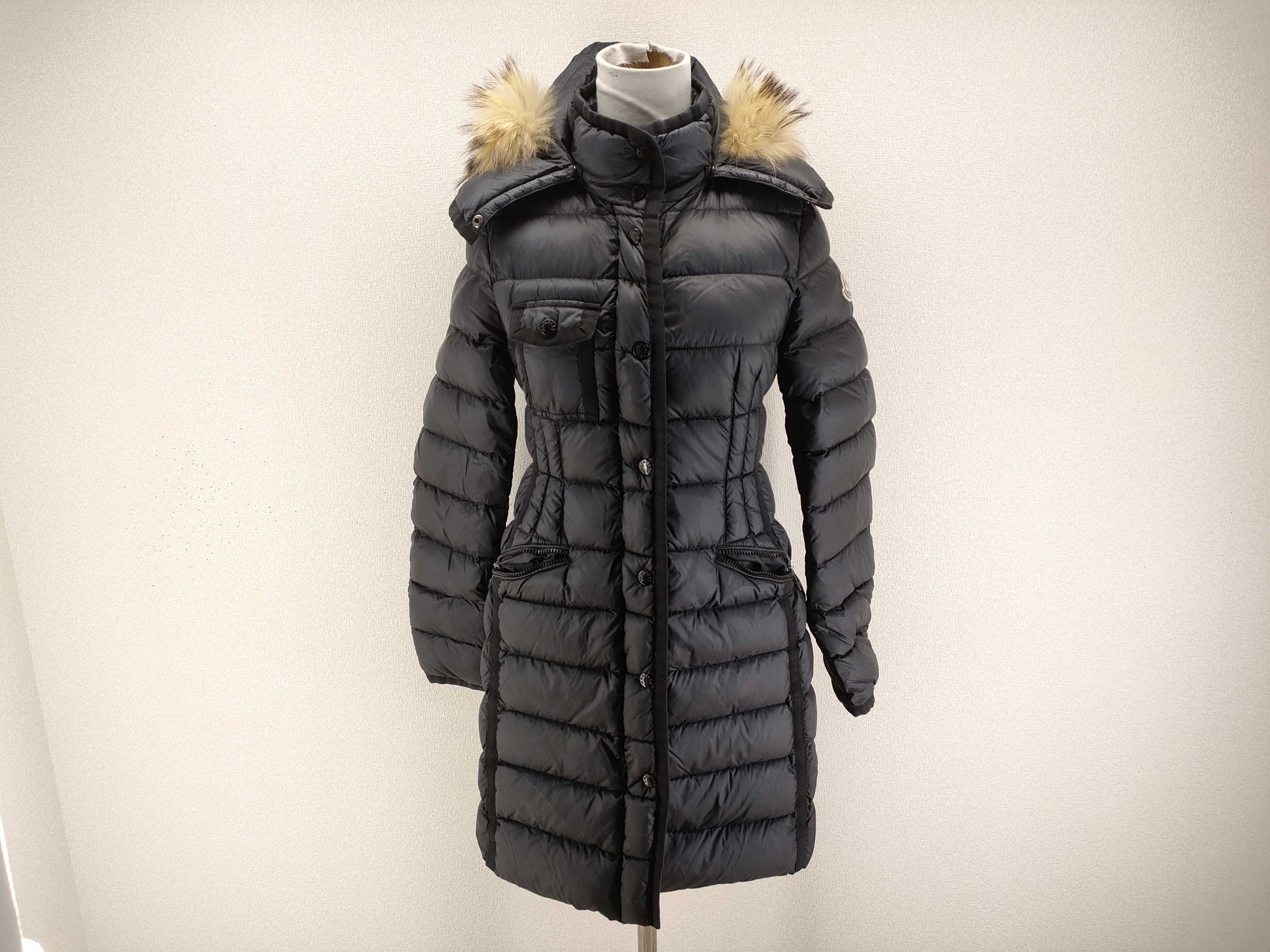 MONCLER Elmifer #00 Women's Long Black Jacket