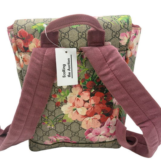 GUCCI GG Supreme Floral Rucksack Rucksack