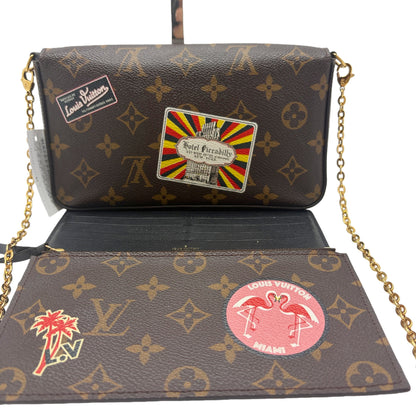 LOUIS VUITTON Louis Vuitton Monogram Pochette Felicity World Tour Edition Chain Shoulder Bag Shoulder Bag