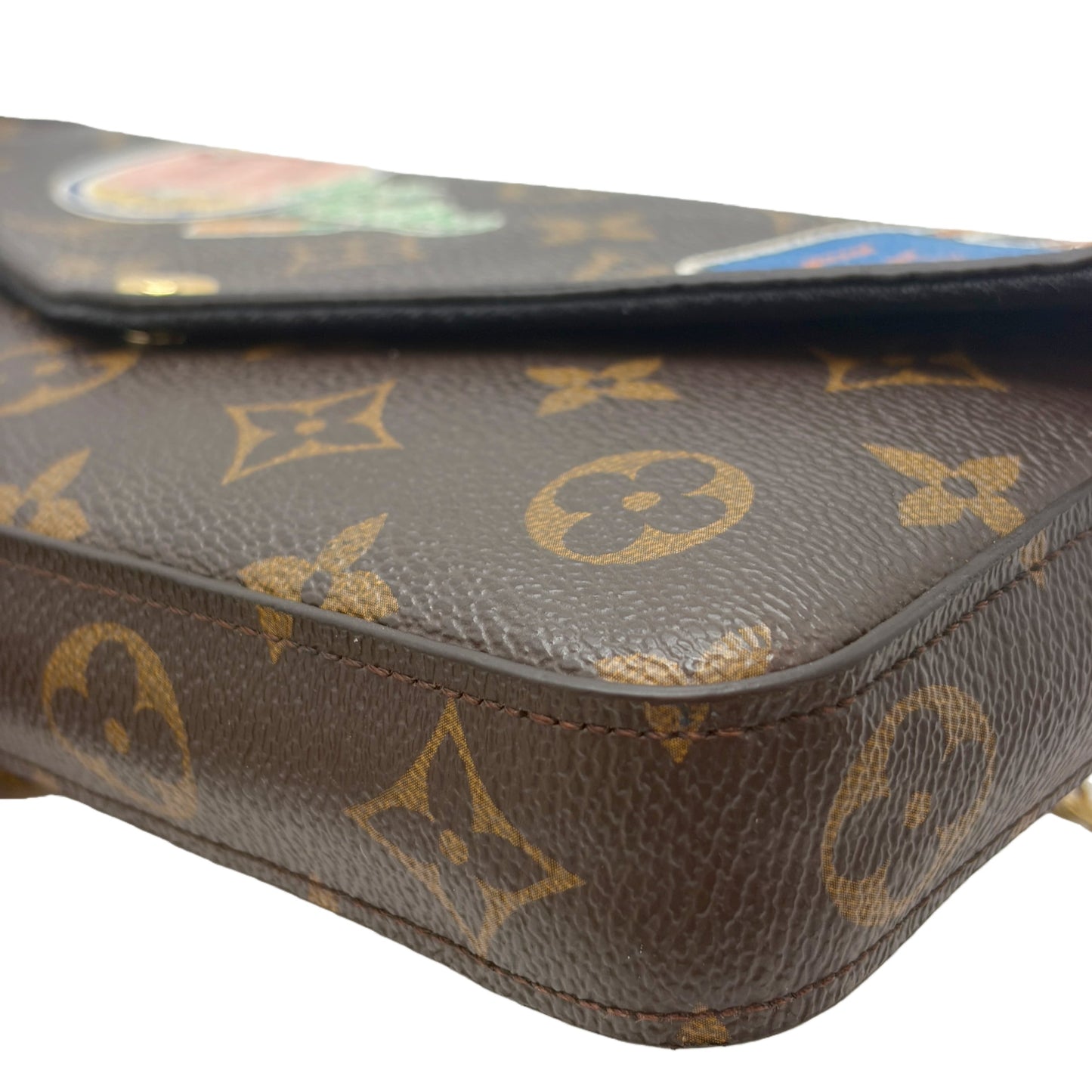 LOUIS VUITTON Louis Vuitton Monogram Pochette Felicity World Tour Edition Chain Shoulder Bag Shoulder Bag