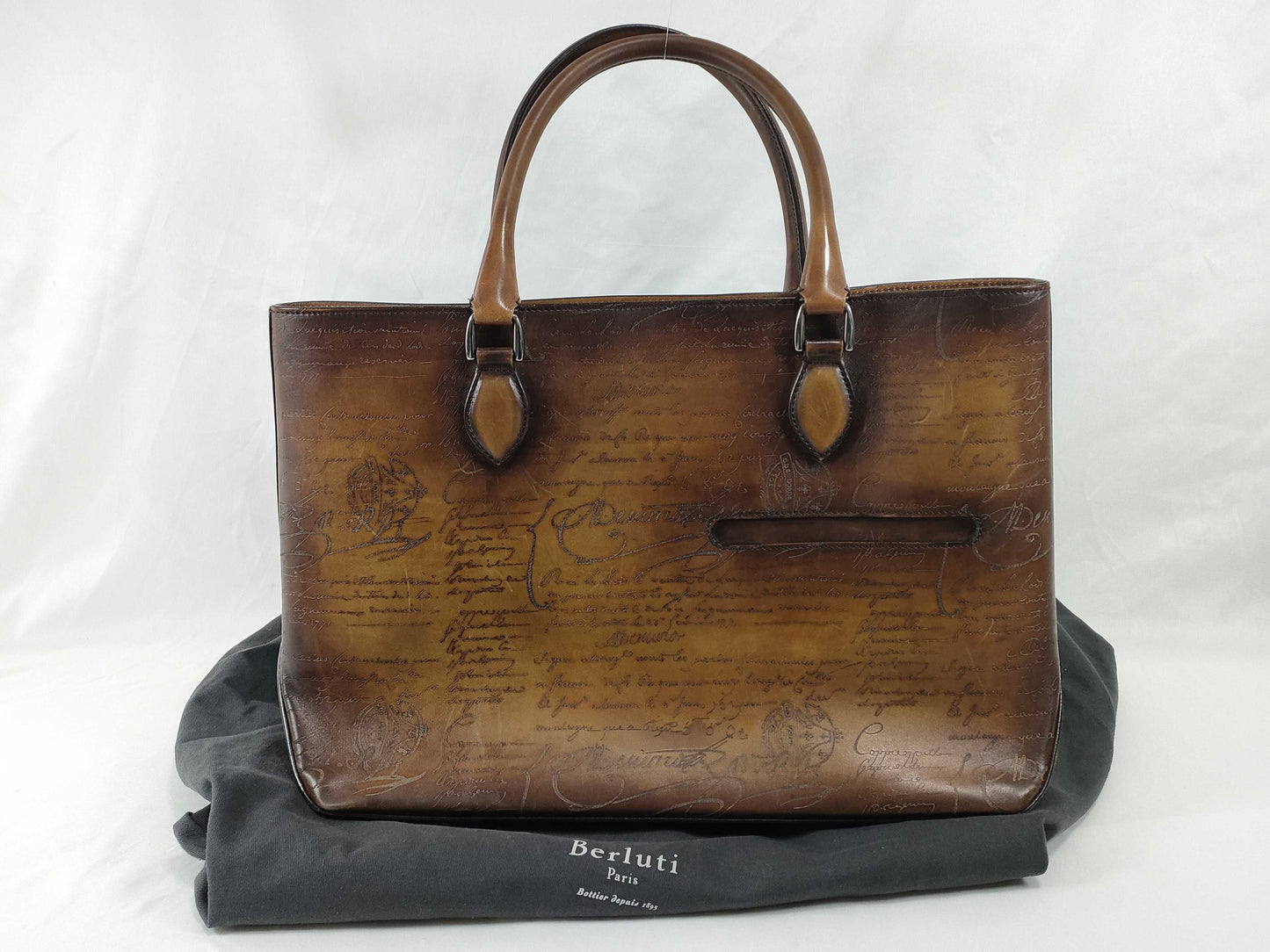 Berluti Tujour Calligraphy Tote Bag Tote Bag