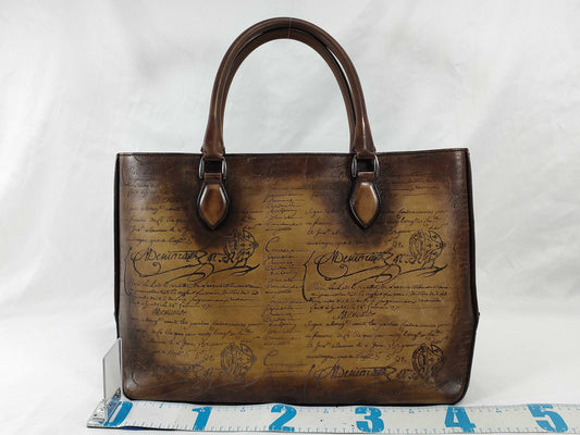 Berluti Tujour Calligraphy Tote Bag Tote Bag
