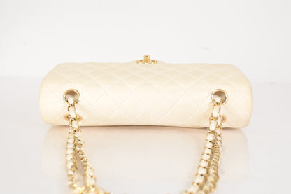 CHANEL W Flap 25 Ram Ivory 8th Series Shoulder Bag