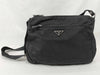 PRADA Nylon Nylon Black Triangle Logo Plate White Tag Zipper: LAMPO Shoulder Bag