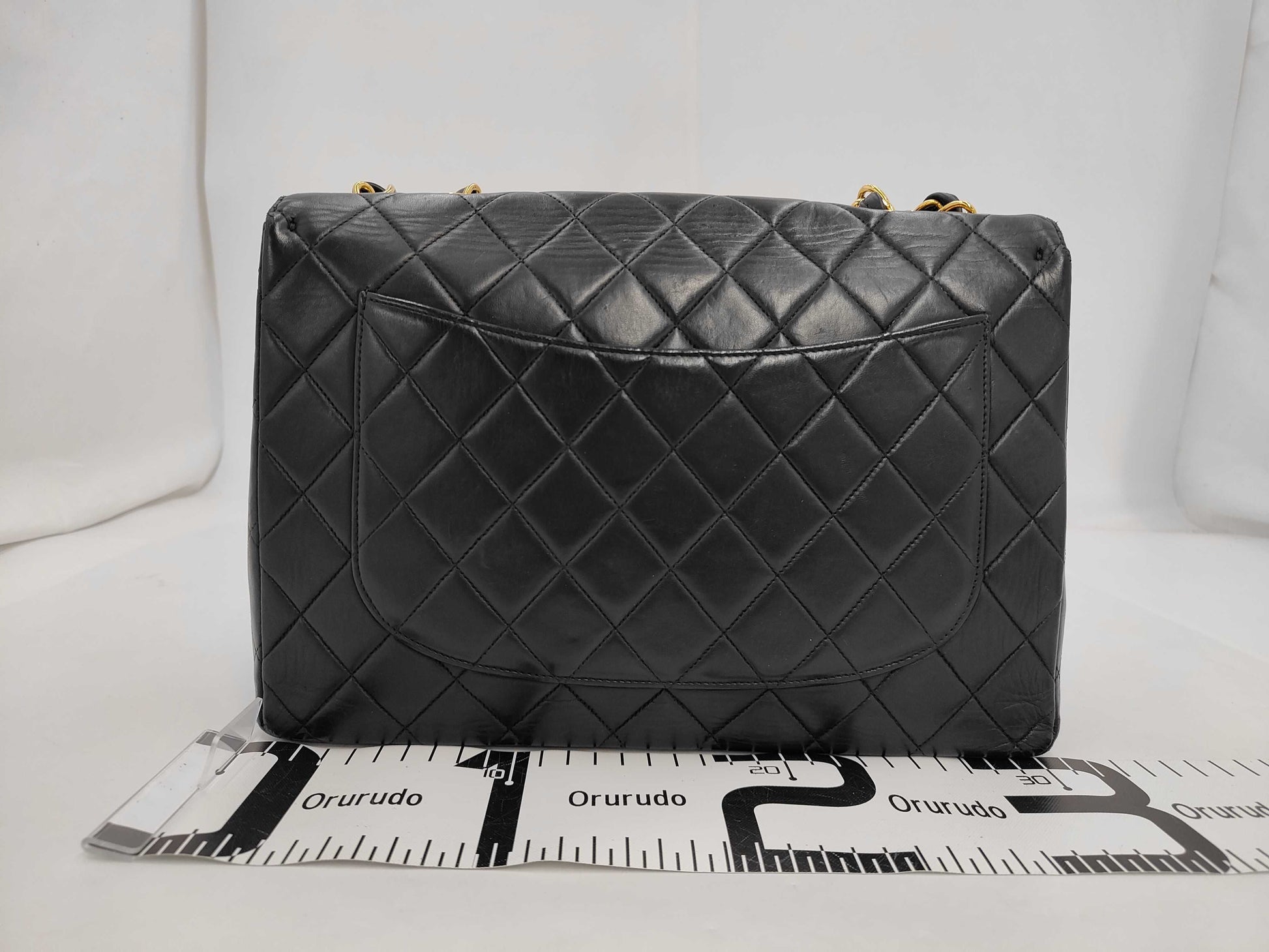 CHANEL Deca Matelasse 30 Shoulder Bag, Black, G Hardware