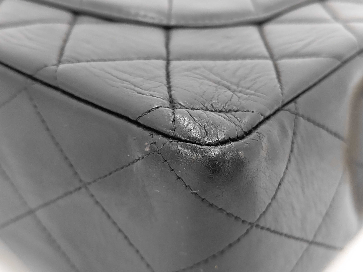 CHANEL Deca Matelasse 30 Shoulder Bag, Black, G Hardware