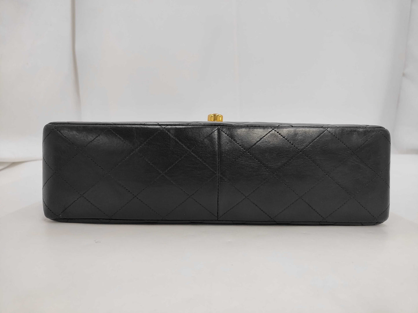 CHANEL Deca Matelasse 30 Shoulder Bag, Black, G Hardware