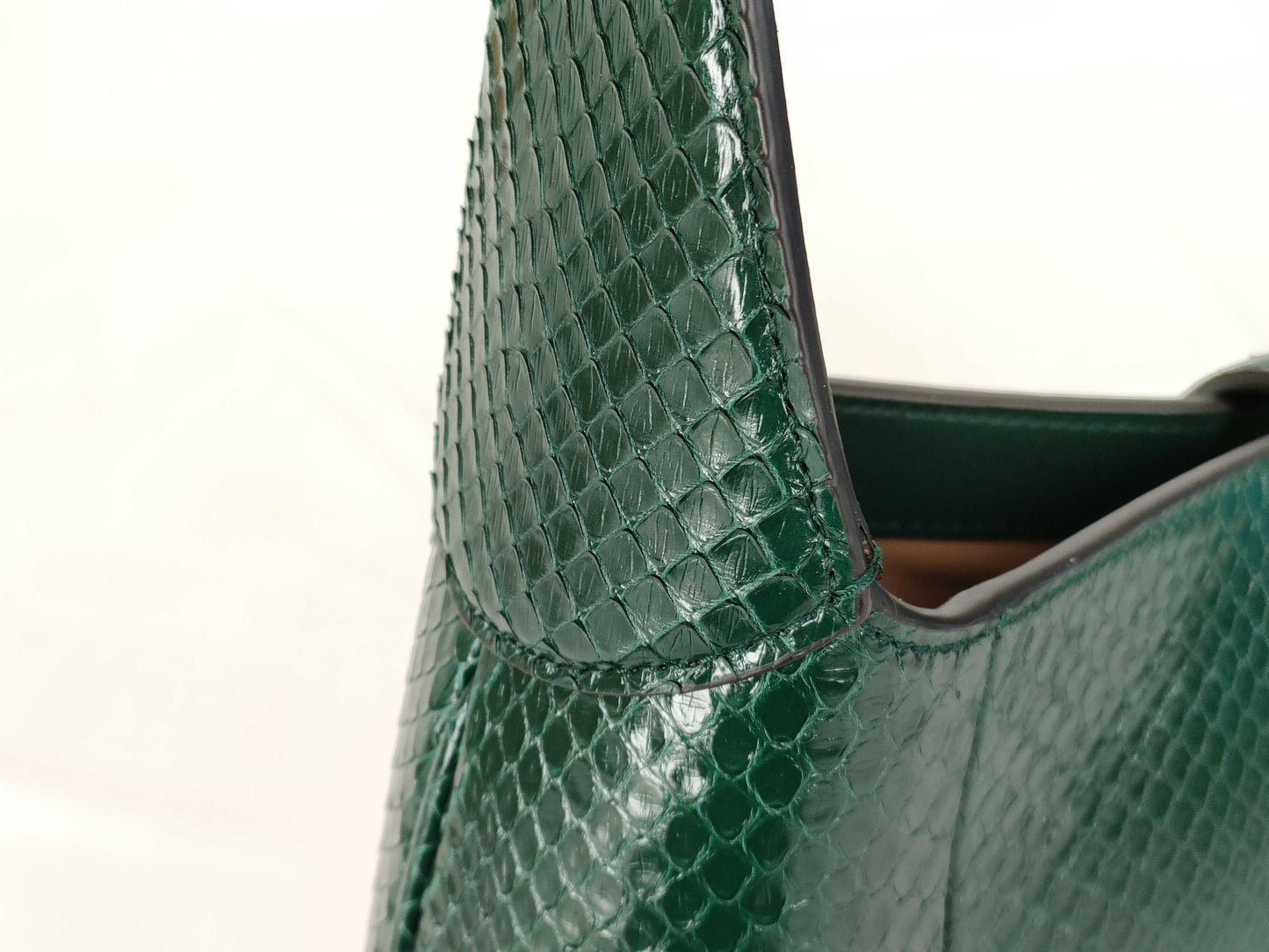 GUCCI Jackie Gucci Jackie Hobo Bag Python Shoulder Bag 550152 213317 Green Shoulder Bag