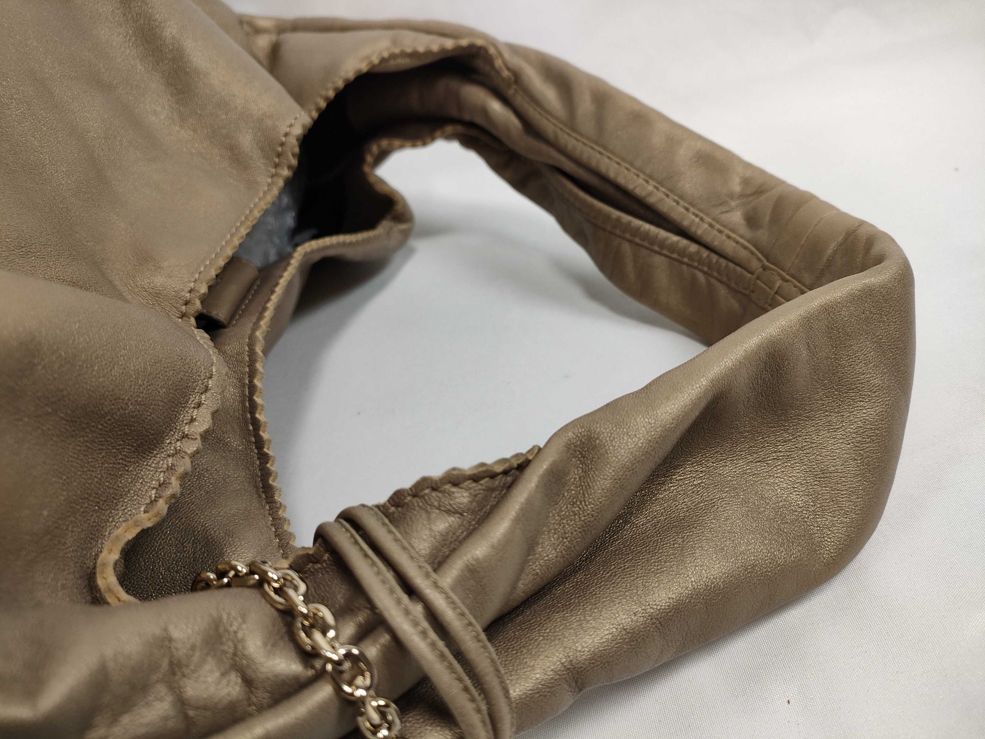 LOEWE Nappa Leather Hobo Bag Anagram Shoulder Bag