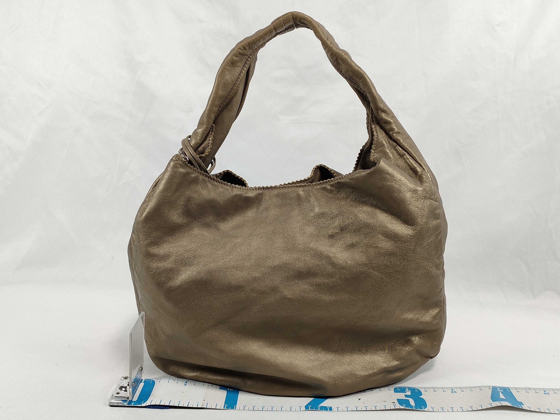 LOEWE Nappa Leather Hobo Bag Anagram Shoulder Bag