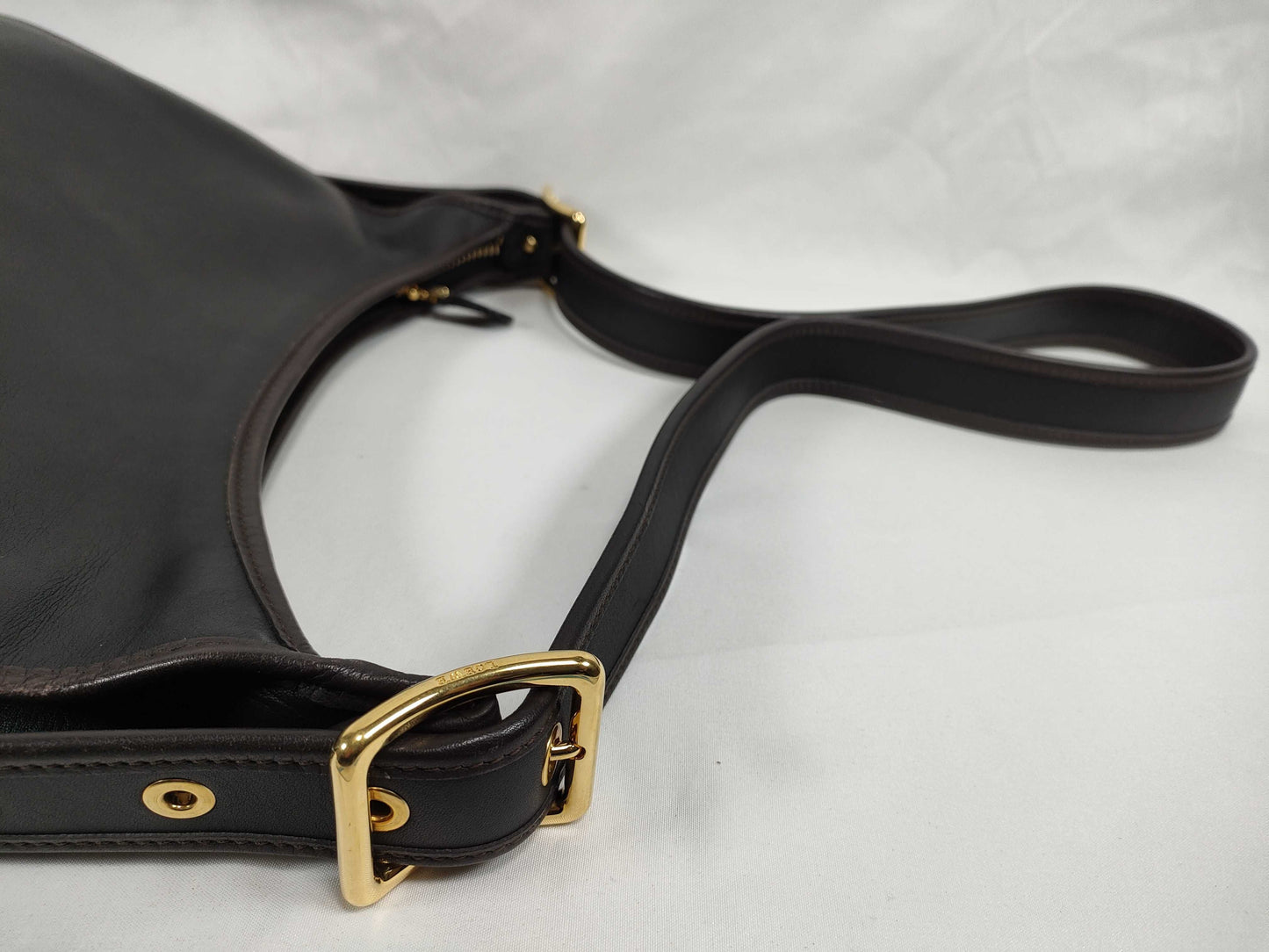 LOEWE Anagram Leather Shoulder Bag Black Shoulder Bag