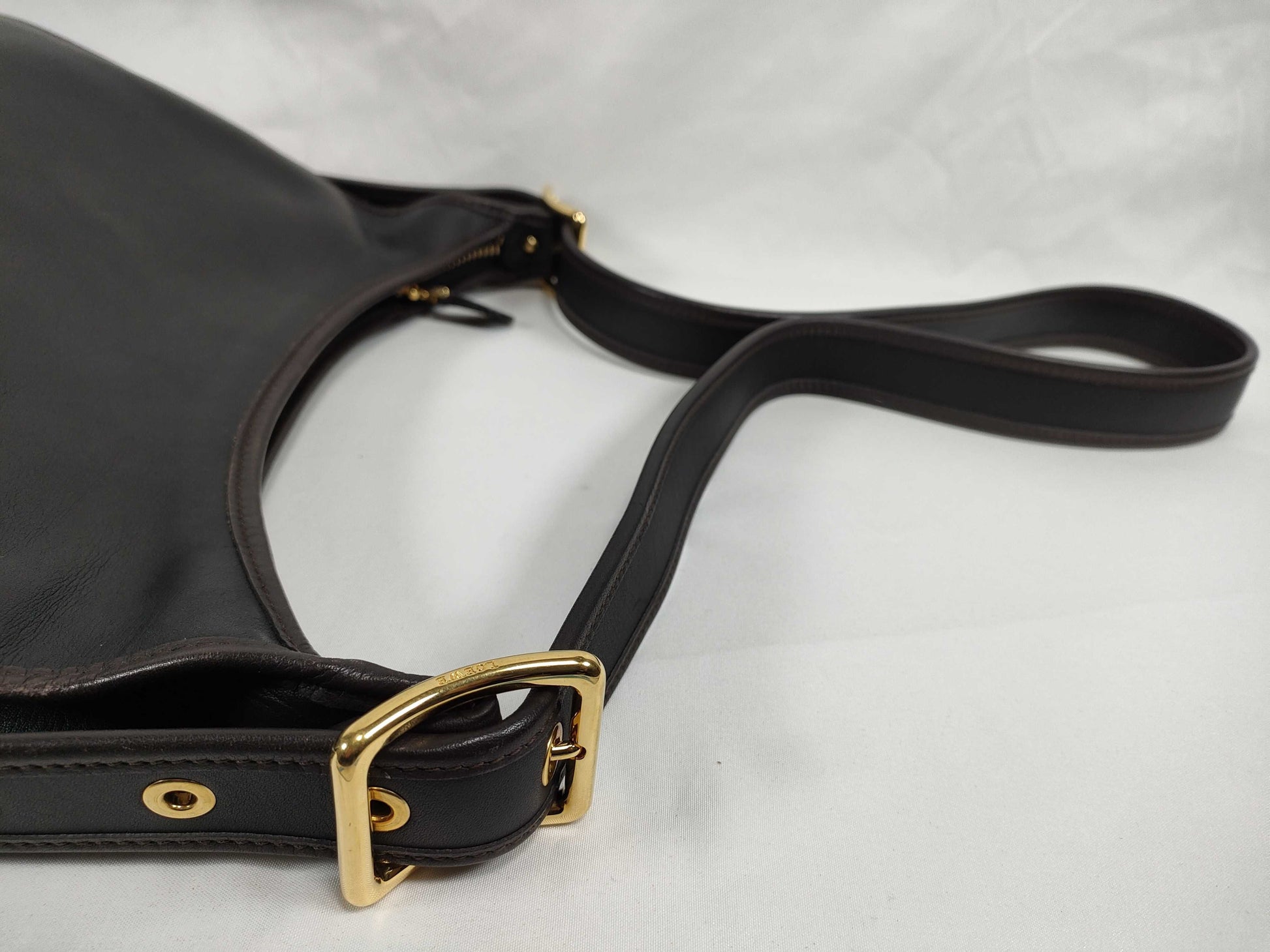 LOEWE Anagram Leather Shoulder Bag Black Shoulder Bag