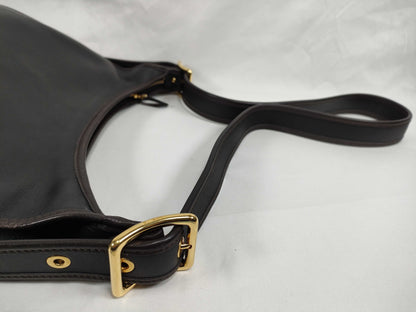 LOEWE Anagram Leather Shoulder Bag Black Shoulder Bag