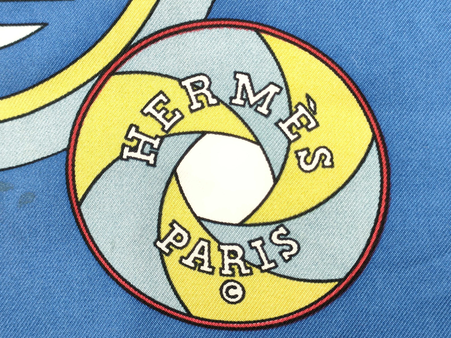 HERMES Carré Hermès Carré 90 SEQUENCES Silk Blue Multi Other Accessories