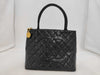 CHANEL Matelasse Reissue Tote Bag in Caviar Leather, Black with Gold Hardware