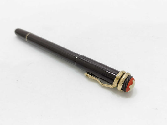 MONTBLANC Heritage Collection Snake Fountain Pen, Resin x 14K , Brown x Gold